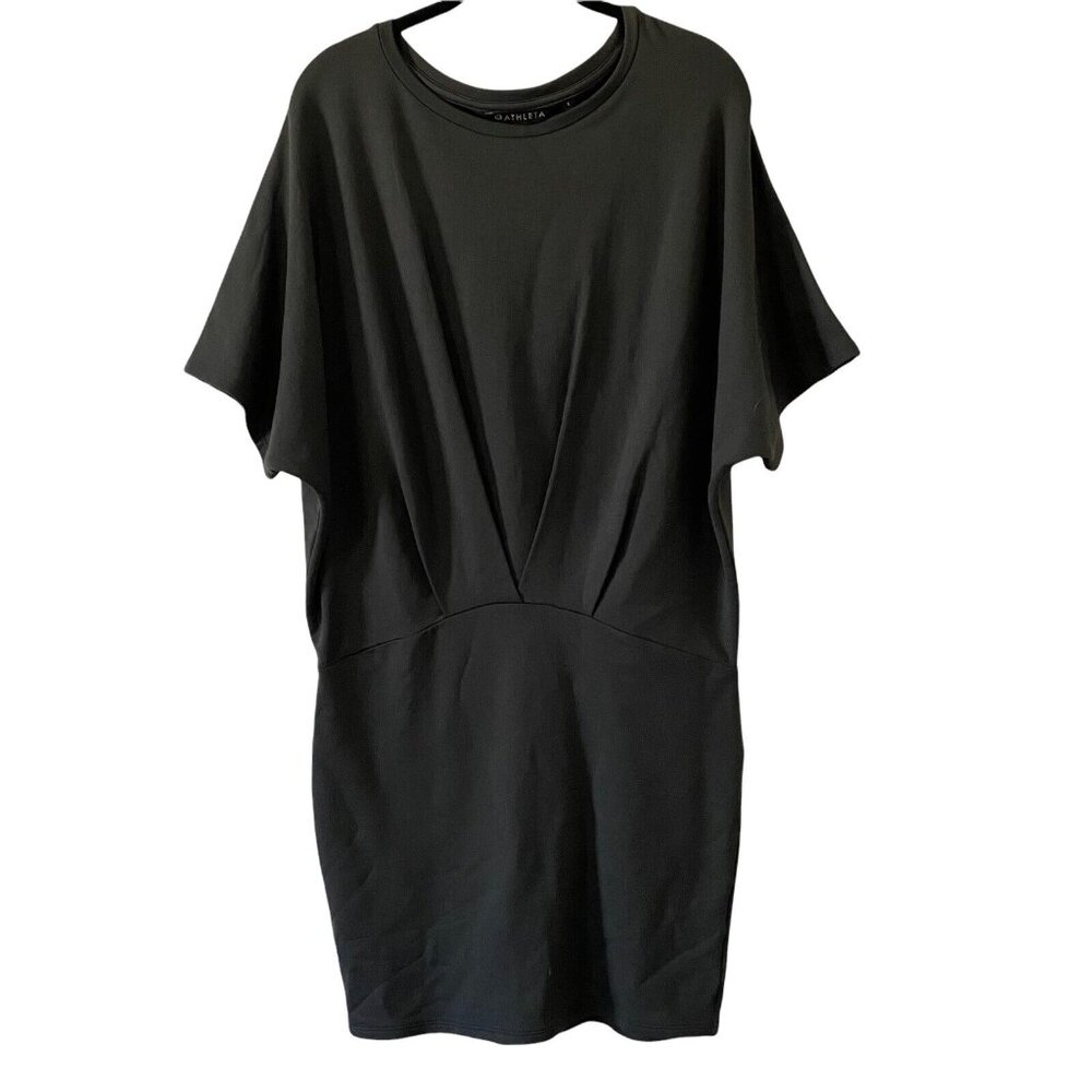 ATHLETA Pronto Dress Pleated Active‎ Athletic Gray 291869 Black Olive Size S